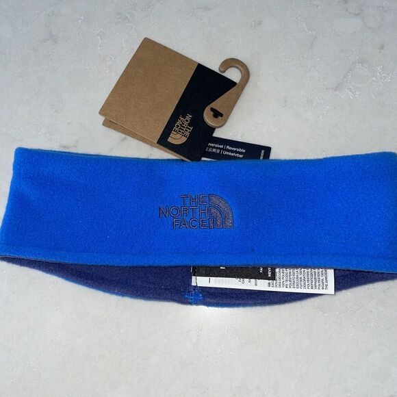New The North Face Kids Glacier‎ Reversible Headband Size Small Blue - Picture 1 of 5